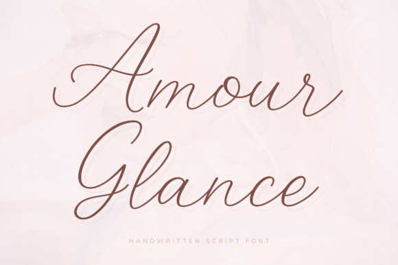 Amour Glance: The Elegant Script Font for Refined Branding