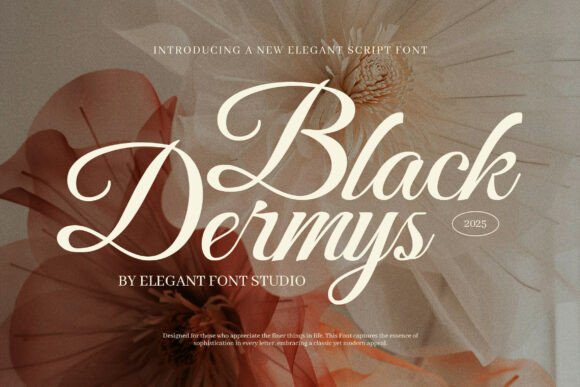 Black Dermys: A Script Font for Elegant Branding