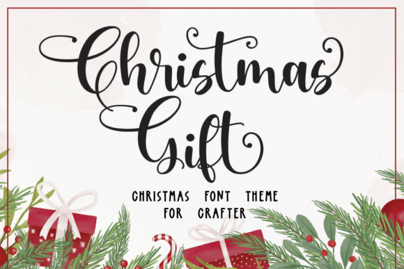 Christmas Gift Font: Adding Warmth to Your Designs
