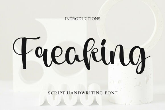 Freaking: A Script Font with Commanding Elegance