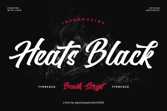 Heats Black: A Script Font with Urban Soul