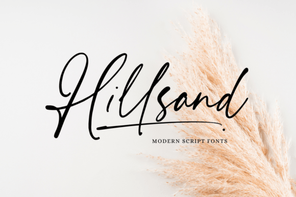 Hillsand: A Script Font with Organic Sophistication
