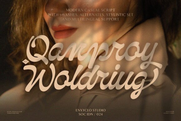 Qanproy Woldriug: The Modern Script for Authentic Branding