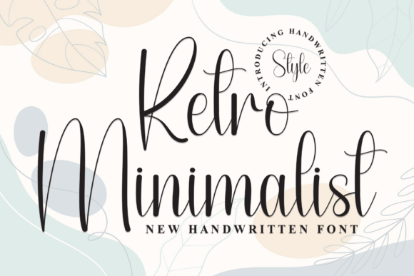 Retro Minimalist: The Handwritten Script Font for Modern Elegance