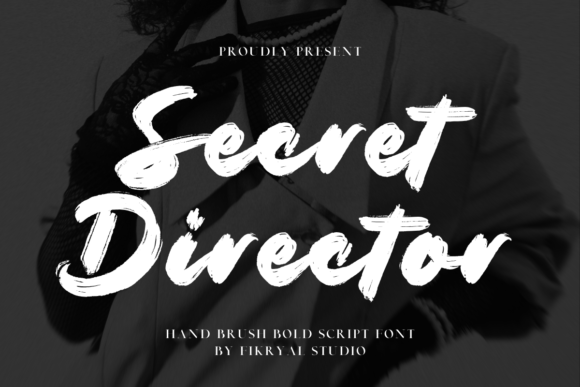 Secret Director: A Handbrush Bold Script for Clandestine Creativity
