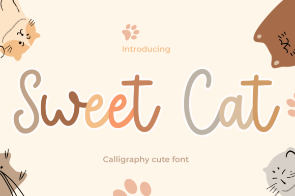 Sweet Cat: The Handwritten Script Font for Creative Projects