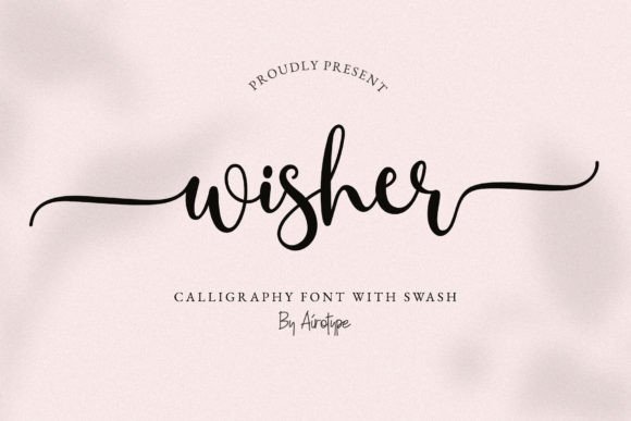 Wisher: A Script Font with Elegant, Bouncy Vibes